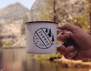 激光打標(biāo)搪瓷杯，杯子也可以與眾不同