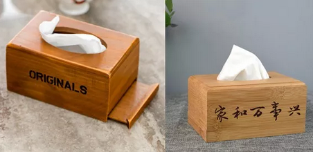 激光打標(biāo)紙巾盒，讓您干凈每一天