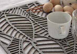 激光切割餐墊，美觀又衛(wèi)生