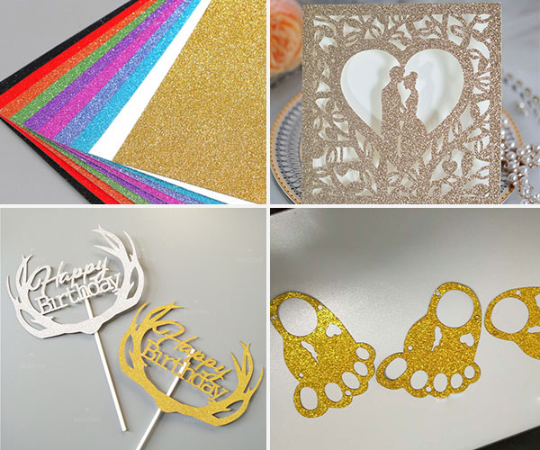 金蔥紙插牌紙制品切割設(shè)備—紙品激光鏤空機