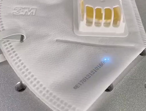 口罩激光打標 口罩激光打標