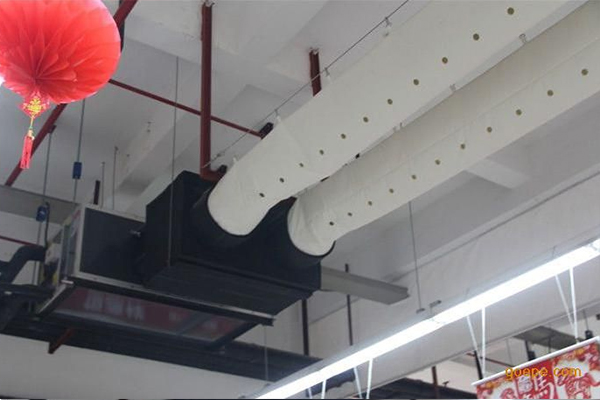 纖維織物布袋風(fēng)管，通風(fēng)管，索斯風(fēng)管，激光沖孔切割工藝