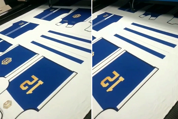 電動(dòng)車擋風(fēng)被切割“利器”—印花布料開料機(jī)